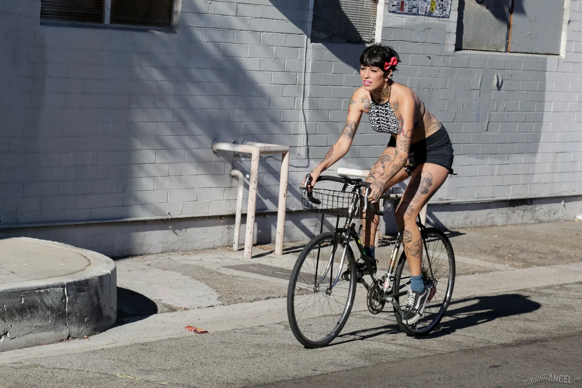 Burning Angel 'Bicycle Babe' starring Aayla Secura (Photo 1)