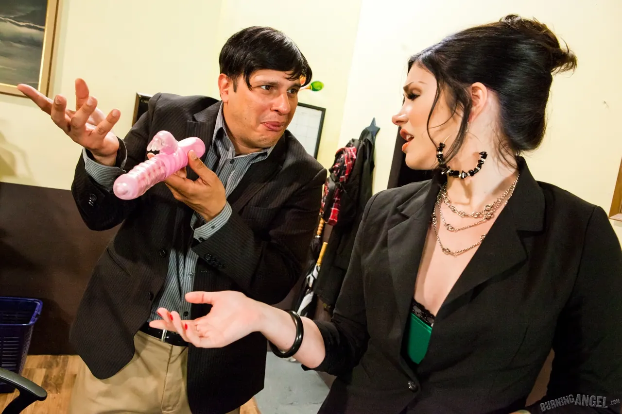 Burning Angel 'Confiscated Dildos!' starring Andy San Dimas (Photo 1)