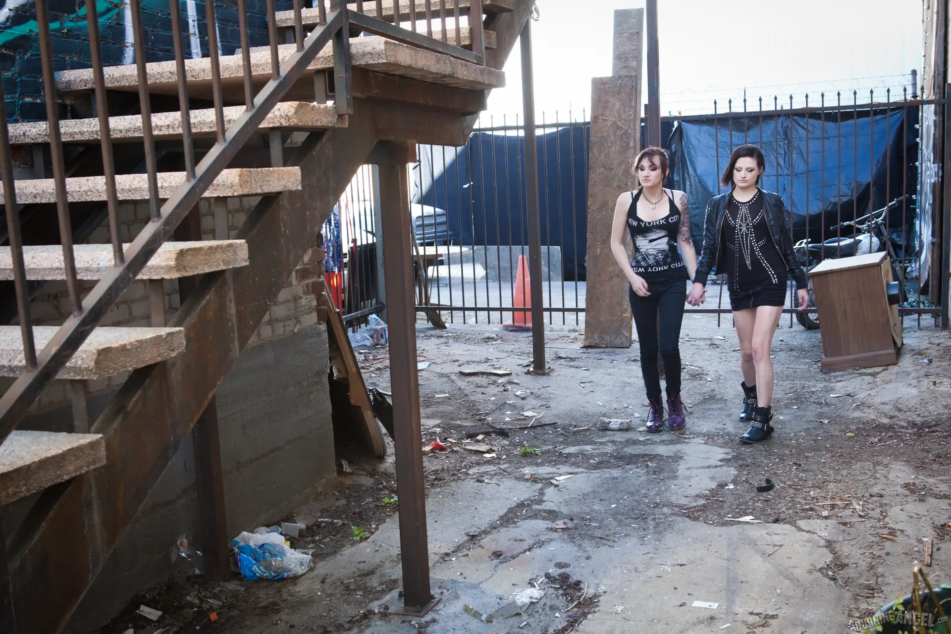 Burning Angel 'Band Slut Alley' starring Annika Amour (Photo 1)