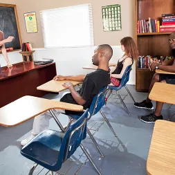 Indigo Augustine in 'Burning Angel' Dick Teacher (Thumbnail 1)