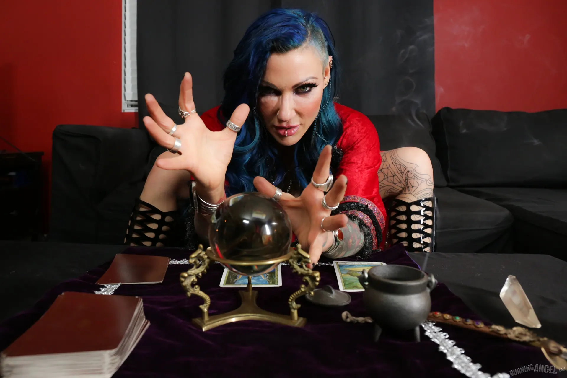 Burning Angel 'Jenevieve The Step-Mom Witch' starring Jenevieve Hexxx (Photo 1)