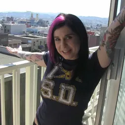 Joanna Angel in 'Burning Angel' Balcony Solo! (Thumbnail 1)