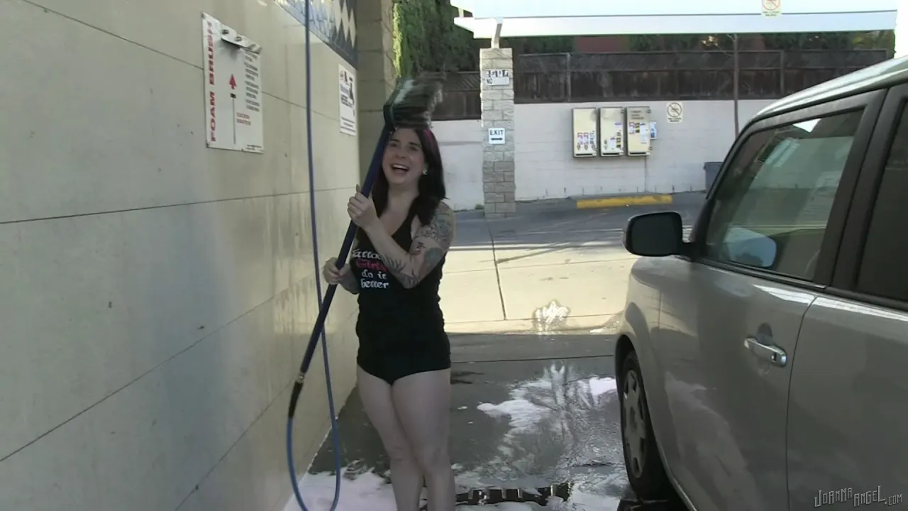 Burning Angel 'Carwash!' starring Joanna Angel (Photo 3)