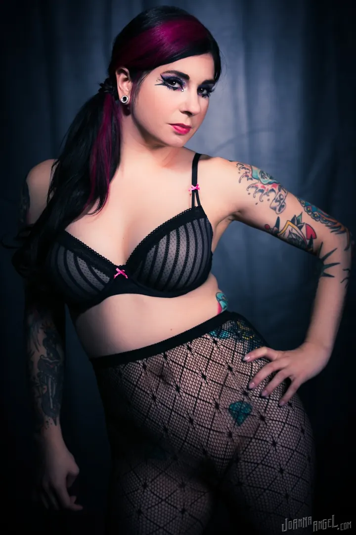 Burning Angel 'Stocking Tease!' starring Joanna Angel (Photo 6)