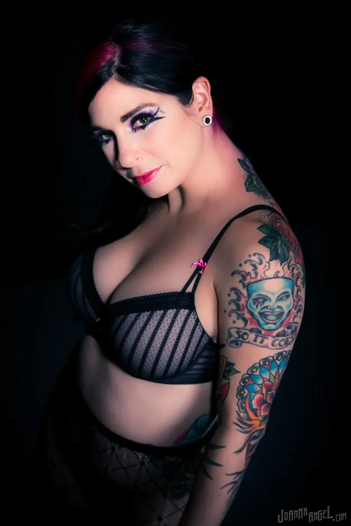 Burning Angel 'Stocking Tease!' starring Joanna Angel (Photo 12)