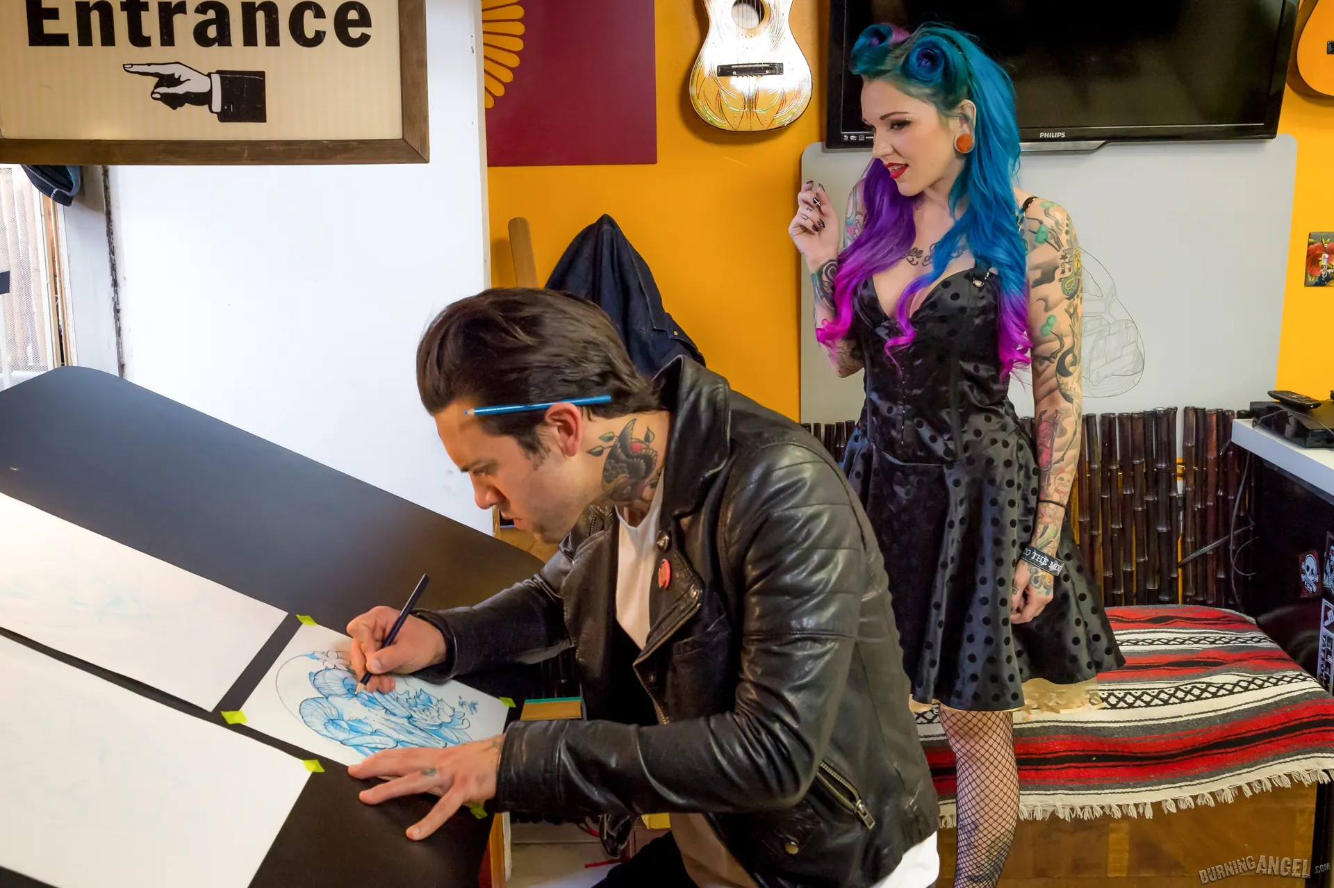 Burning Angel 'Bullseye Sweethearts' starring Kandy Kummings (Photo 1)