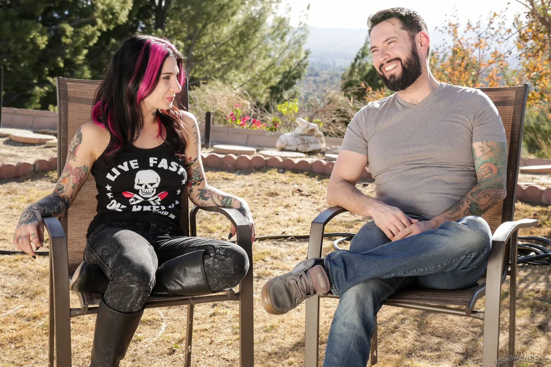 Burning Angel 'Katrina Jade - Cum On My Tattoo' starring Joanna Angel (Photo 1)