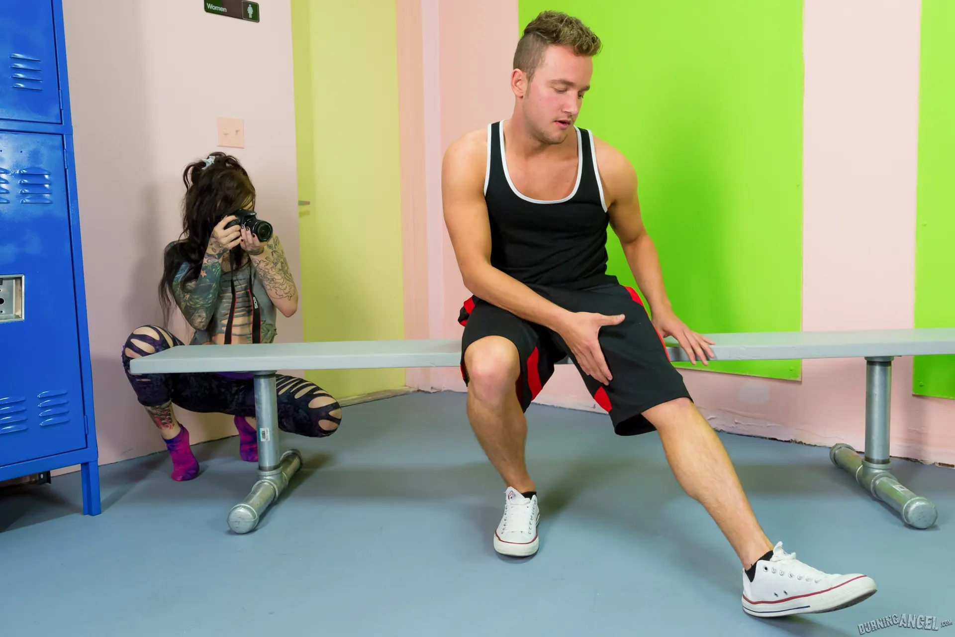 Kelsi Lynn in 'Lockerroom Hookup' from 'Burning Angel' (Photo 2) Burning Angel 'Lockerroom Hookup' starring Kelsi Lynn (Photo 2)