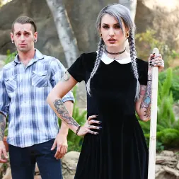 Lady Luna in 'Burning Angel' Very Adult Wednesday Addams - Lady Luna (Thumbnail 2)