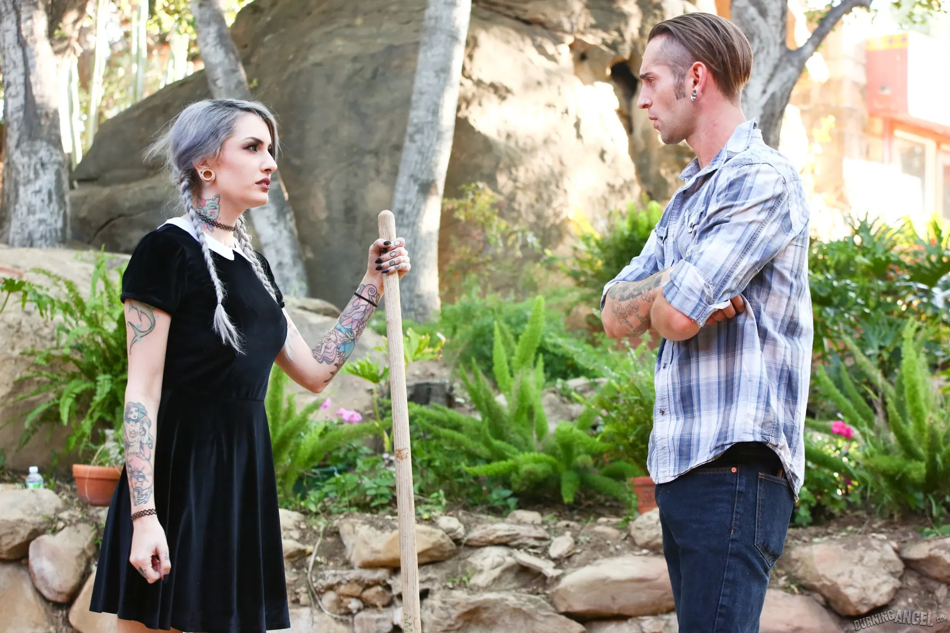 Burning Angel 'Very Adult Wednesday Addams - Lady Luna' starring Lady Luna (Photo 3)