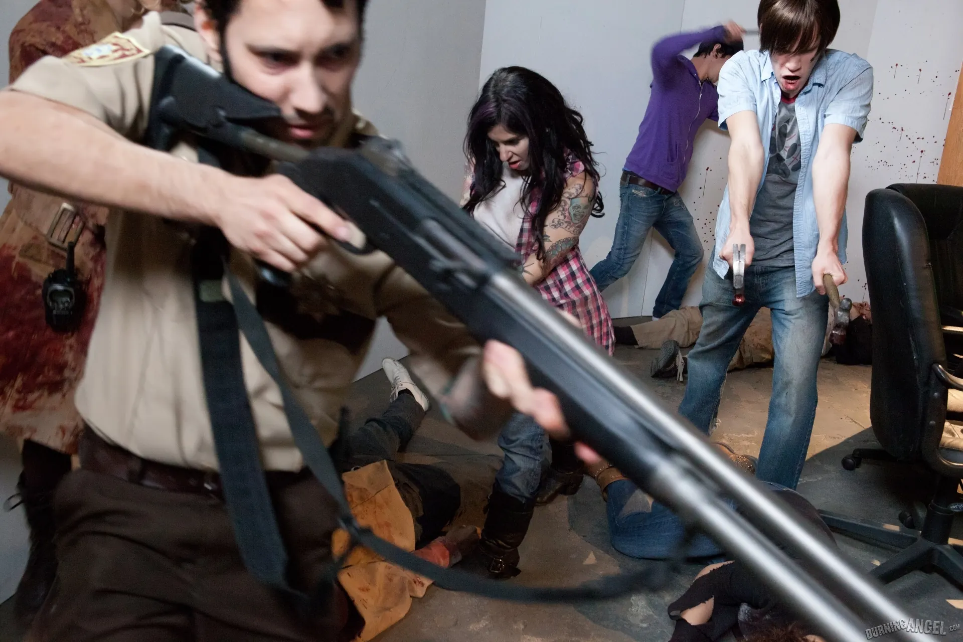 Burning Angel 'Walking Dead Orgy!' starring Larkin Love (Photo 25)