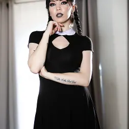 Leda Bear in 'Burning Angel' Very Adult Wednesday Addams - Leda Bear (Thumbnail 4)