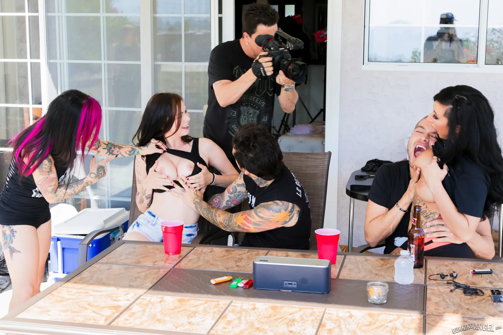 Burning Angel 'Between Scenes Hang Out Sex' starring Lily Lane (Photo 1)