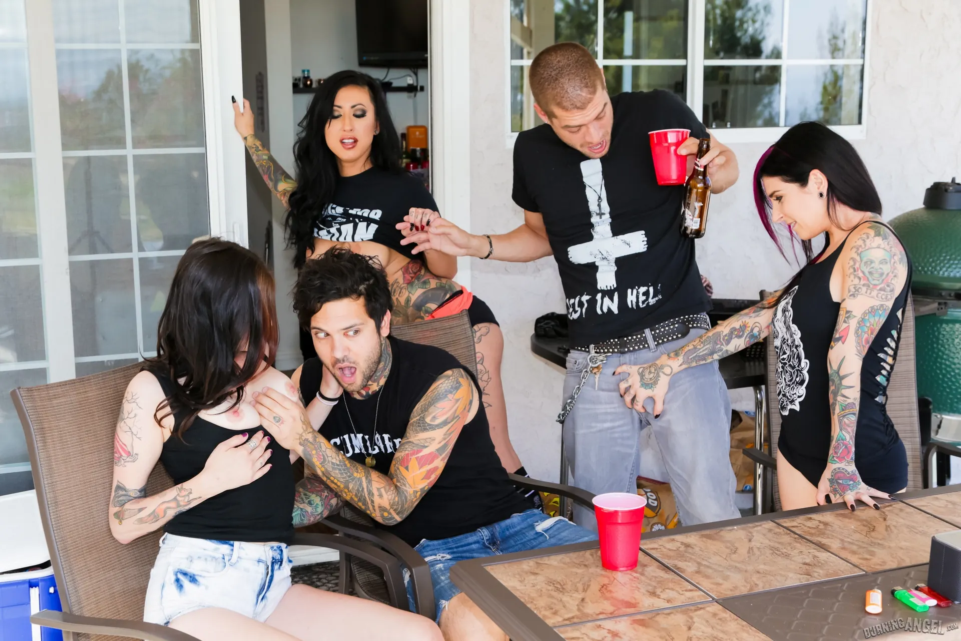 Burning Angel 'Between Scenes Hang Out Sex' starring Lily Lane (Photo 20)