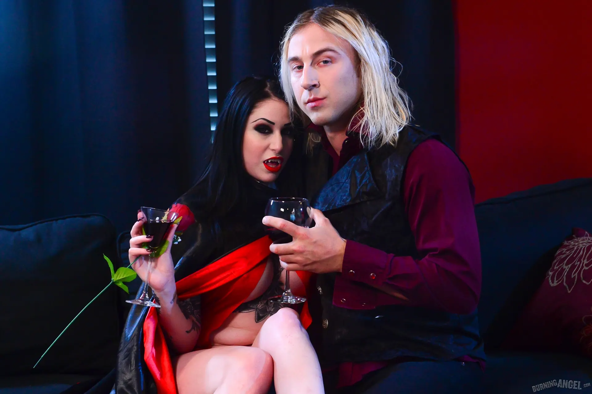 Ophelia Rain in 'Vampirella' from 'Burning Angel' (Photo 1) Burning Angel 'Vampirella' starring Ophelia Rain (Photo 1)