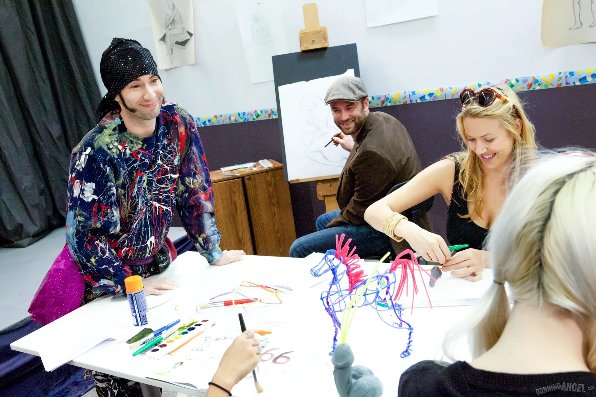 Burning Angel 'Gart 3Some' starring Phoenix Askani (Photo 1)