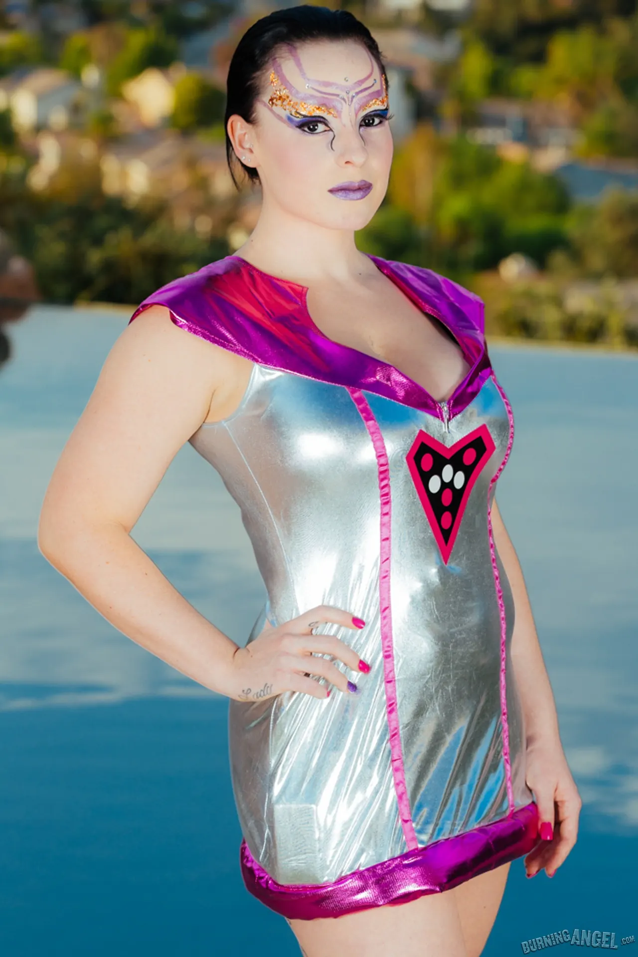 Burning Angel 'Killer Kleavage From Outer Space - Episode 2' starring Sheridan Love (Photo 8)