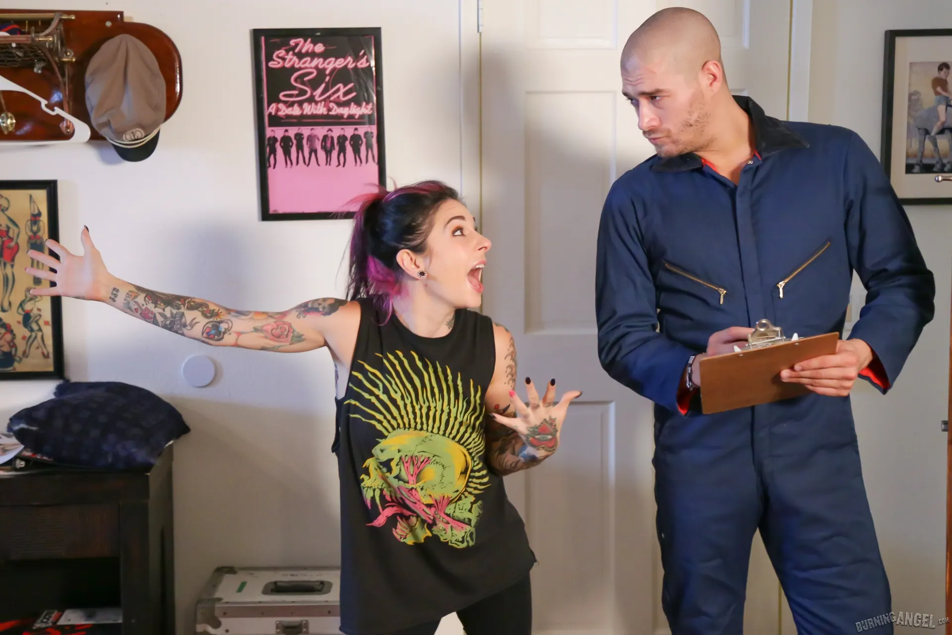 Burning Angel 'Bat Man Creampie' starring Sierra Cure (Photo 1)