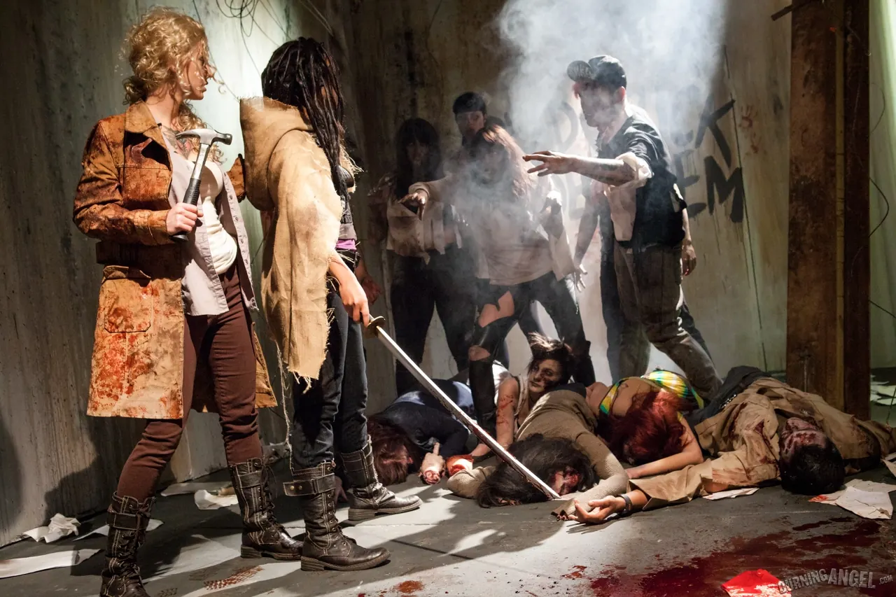 Burning Angel 'I Hate Zombie Dick!' starring Skin Diamond (Photo 2)
