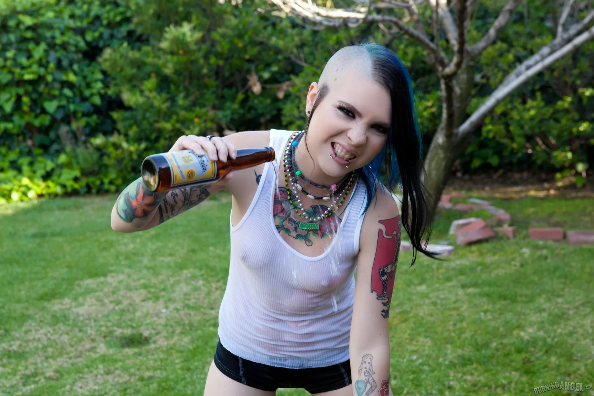 Burning Angel 'Wet Wifebeaters and Rough Sex!' starring Tara Toxic (Photo 2)