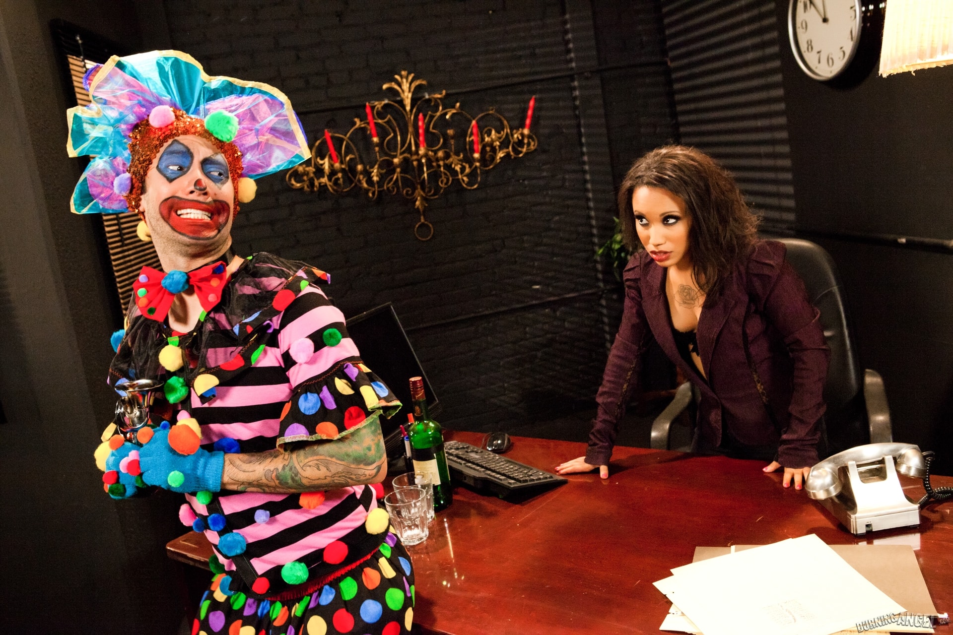 Burning Angel 'What A Clown!' starring Twix (Photo 1)